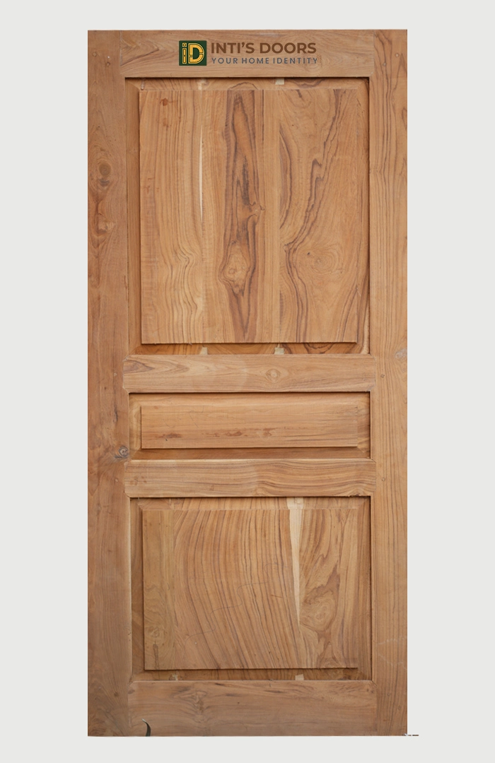 Solid Teak Wood Panel Door