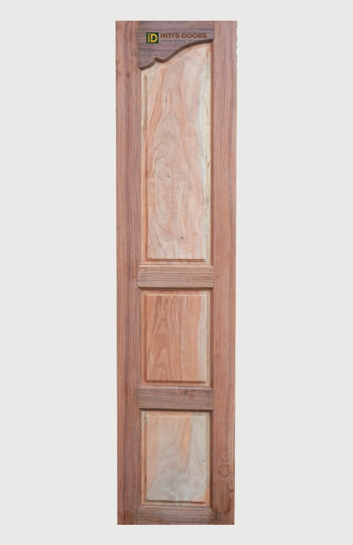 Solid Wood Single Door with Gandra & Neem Wood Finish